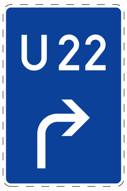 1 Stuk verkeersbord 20–70 cm EW-Verk-460-20