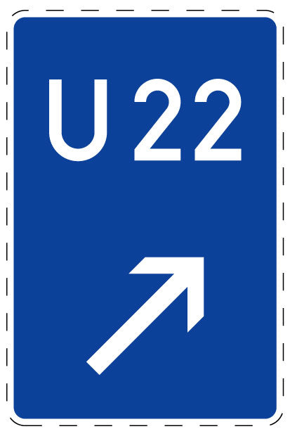 1 Stuk verkeersbord 20–70 cm EW-Verk-460-22