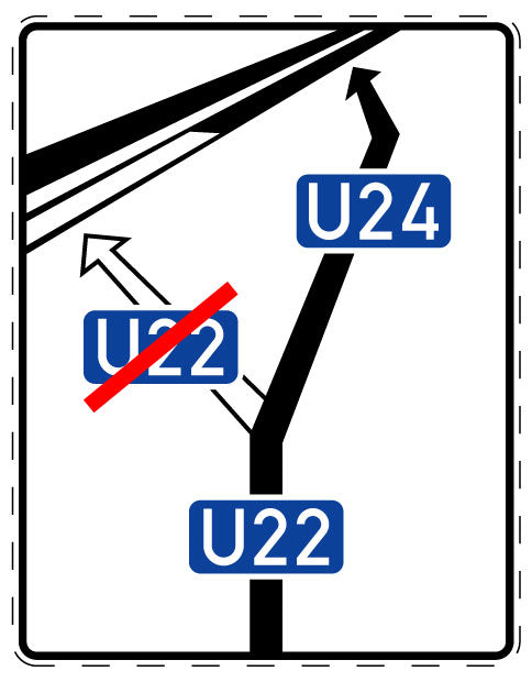 1 Stuk verkeersbord 2–15 cm EW-Verk-466