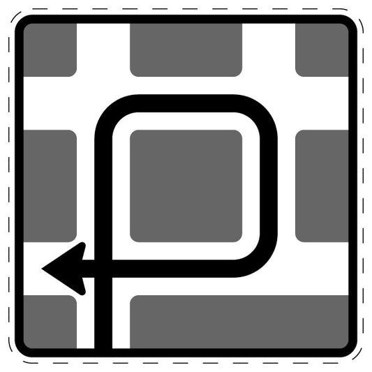 1 Stuk verkeersbord 20–70 cm EW-Verk-468-11