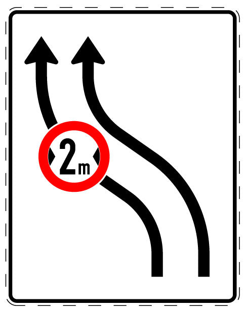 1 Stuk verkeersbord 2–15 cm EW-Verk-515-11