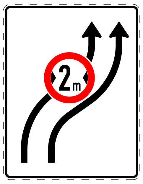 1 Stuk verkeersbord 2–15 cm EW-Verk-515-22