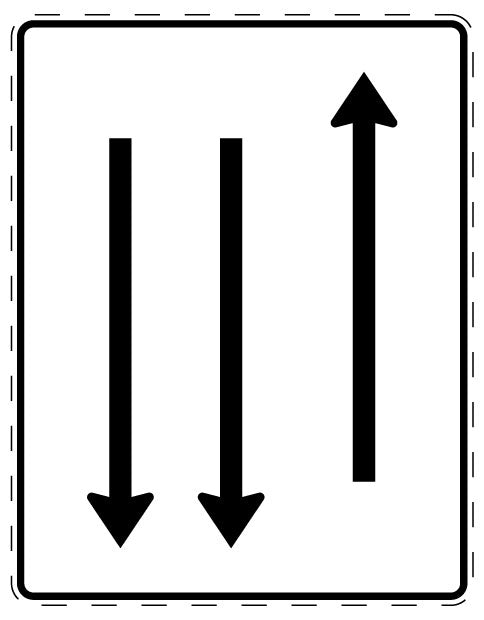 1 Stuk verkeersbord 20–70 cm EW-Verk-522-32