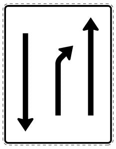 1 Stuk verkeersbord 2–15 cm EW-Verk-532-20