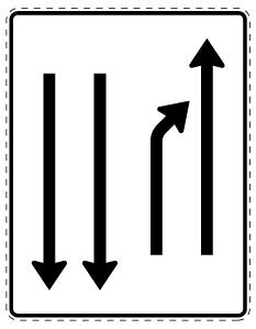 1 Stuk verkeersbord 2–15 cm EW-Verk-532-21