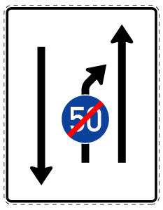 1 Stuk verkeersbord 20–70 cm EW-Verk-536-20