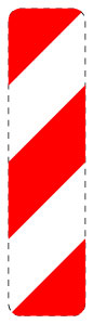 1 Stuk verkeersbord 2–15 cm EW-Verk-605-10