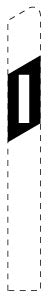 1 Stuk verkeersbord 2–15 cm EW-Verk-620-40
