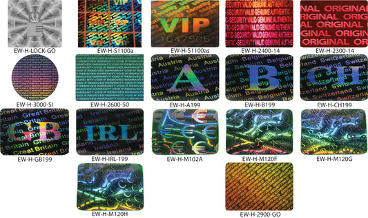Hologramsticker, garantiezegel, veiligheidslabel van LabelsWorld BV