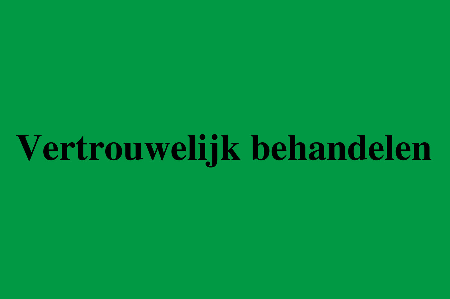 1000 stickers kantoororganisatie "Vertrouwelijk behandelen!" gemaakt van kunststof EW-OFFICE2300-PE