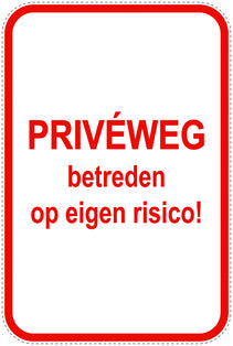 Parkeerverbodsborden (parkeren verboden) rood als sticker EW-PARKEN-22000-H-14