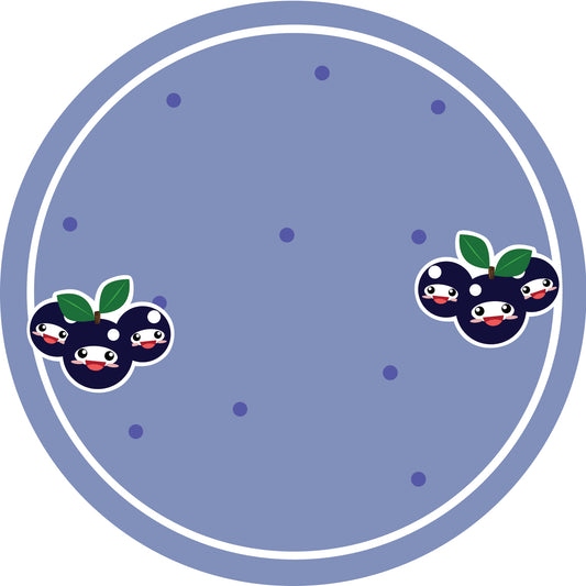 Jamstickers, conserveringslabels, huishoudlabels, ronde labels met matte afwerking LHMAR17540-Jabuticaba Bessen