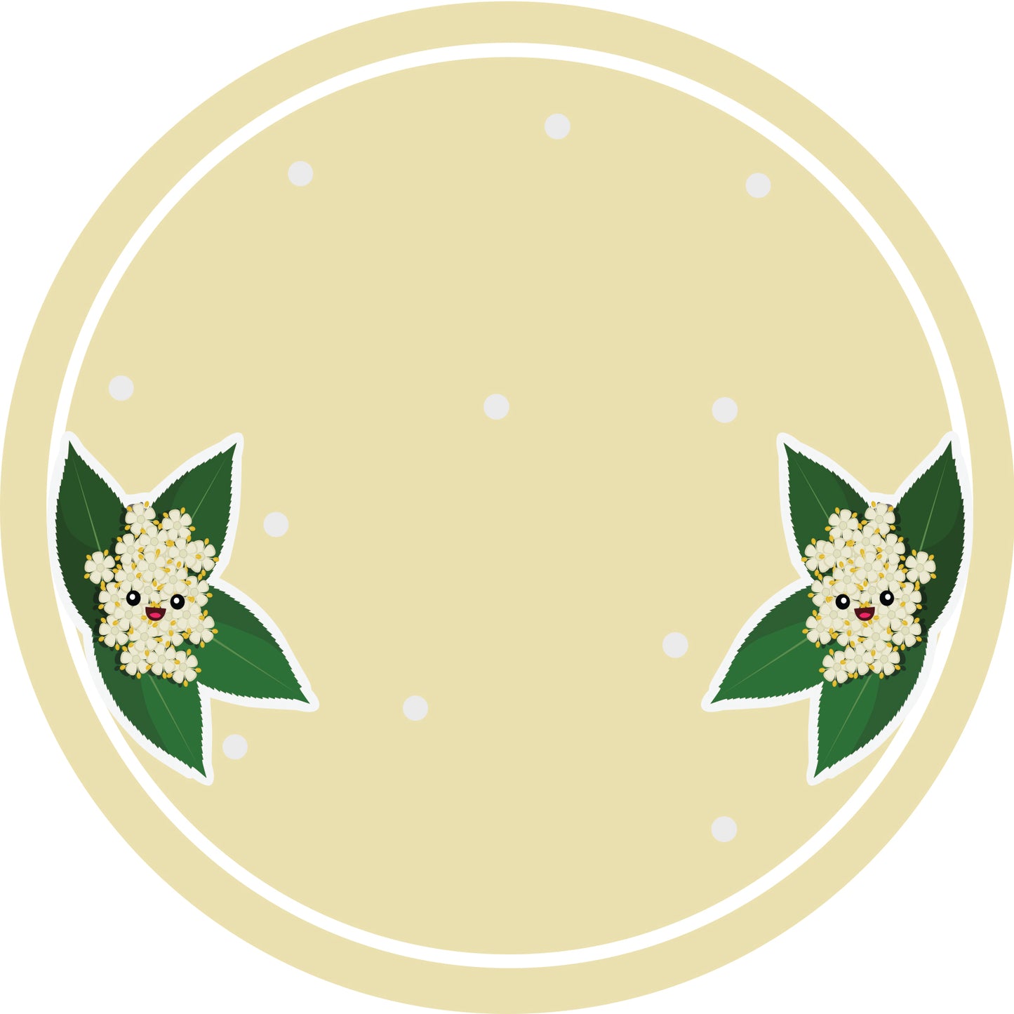 Jamstickers, conserveringslabels, huishoudlabels, ronde vorm labels met matte afwerking LHMAR17870-Elderflower
