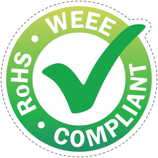 1000 Rohs Sticker 10-50mm LO-ROHS-10300 Waterdicht