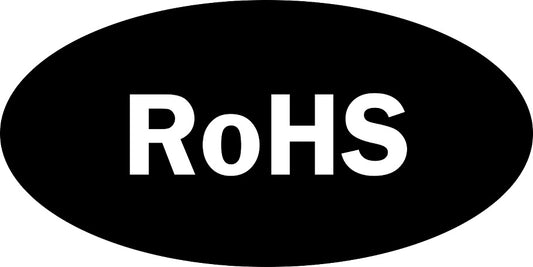 1000 Rohs Sticker 10-50mm LO-ROHS-10600 Waterdicht