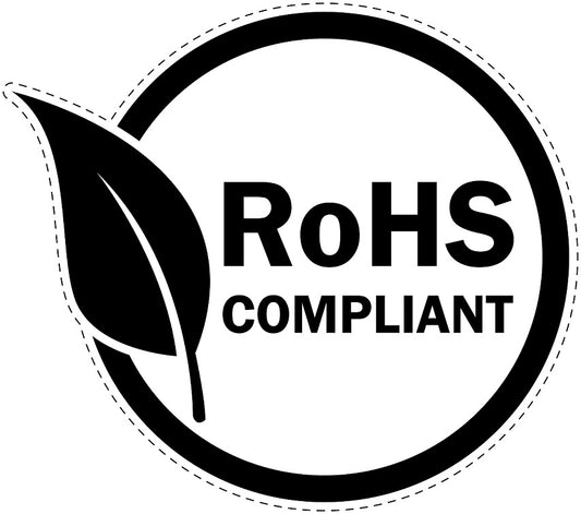 1000 Rohs Sticker 10-50mm LO-ROHS-11400 Waterdicht