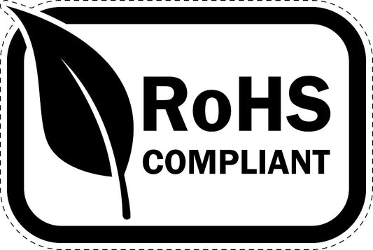 1000 Rohs Sticker 10-50mm LO-ROHS-21400 Waterdicht