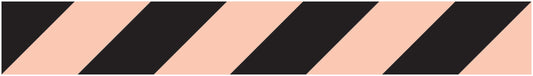 Sticker "Veiligheidsstrips" 20-80 cm rood van PVC-kunststof EW-STRIPES-10000-70x10-88-811