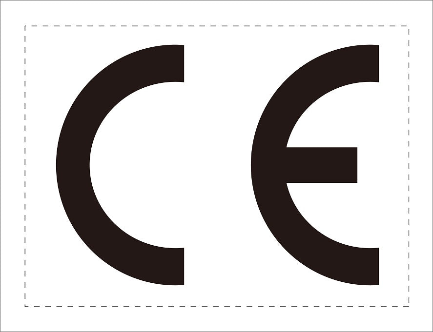 1000 CE Sticker Elektrische Apparaten Markering 12 - 60 mm ES-CE-0