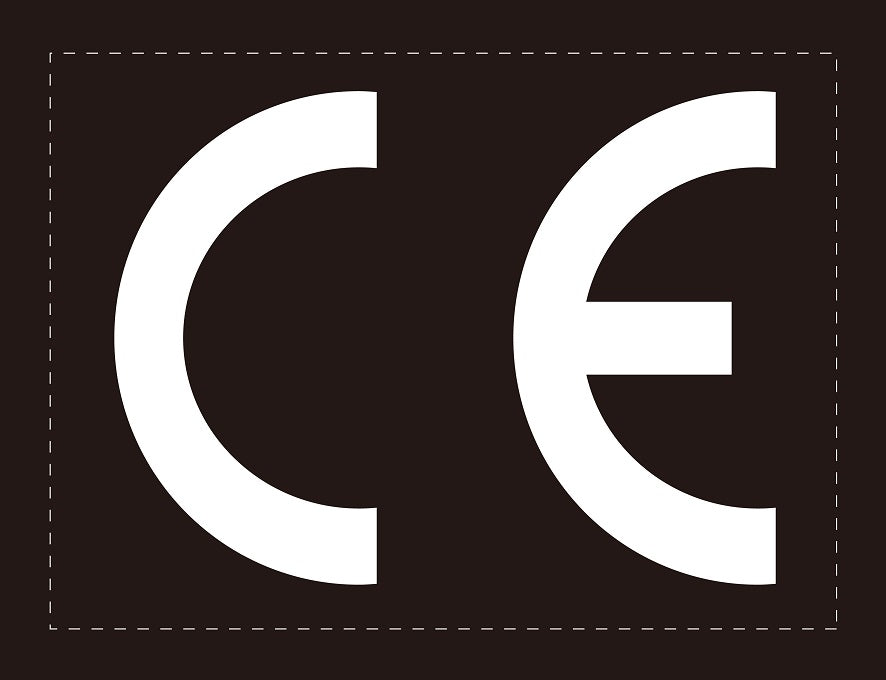 CE Sticker Elektrische Apparaten Markering 12 - 60 mm ES-CE-88