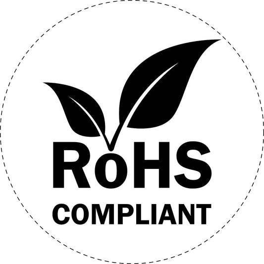 100x elektrische apparaten Rohs-kentekenplaat EW-ROHS-10800