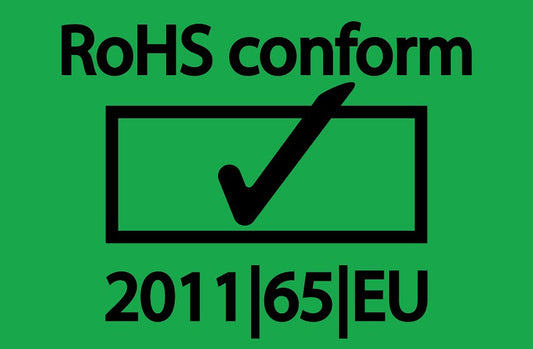 100x elektrische apparaten Rohs-kentekenplaat EW-ROHS-20400