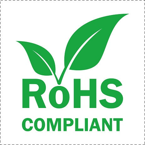 100x elektrische apparaten Rohs-kentekenplaat EW-ROHS-20800