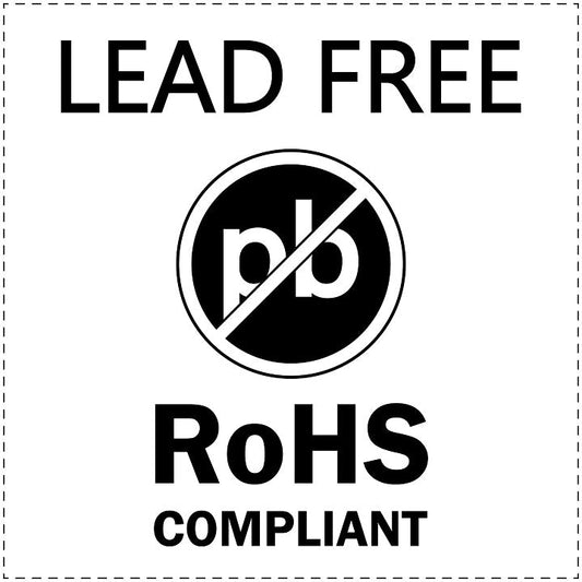 100x elektrische apparaten Rohs-kentekenplaat EW-ROHS-21100
